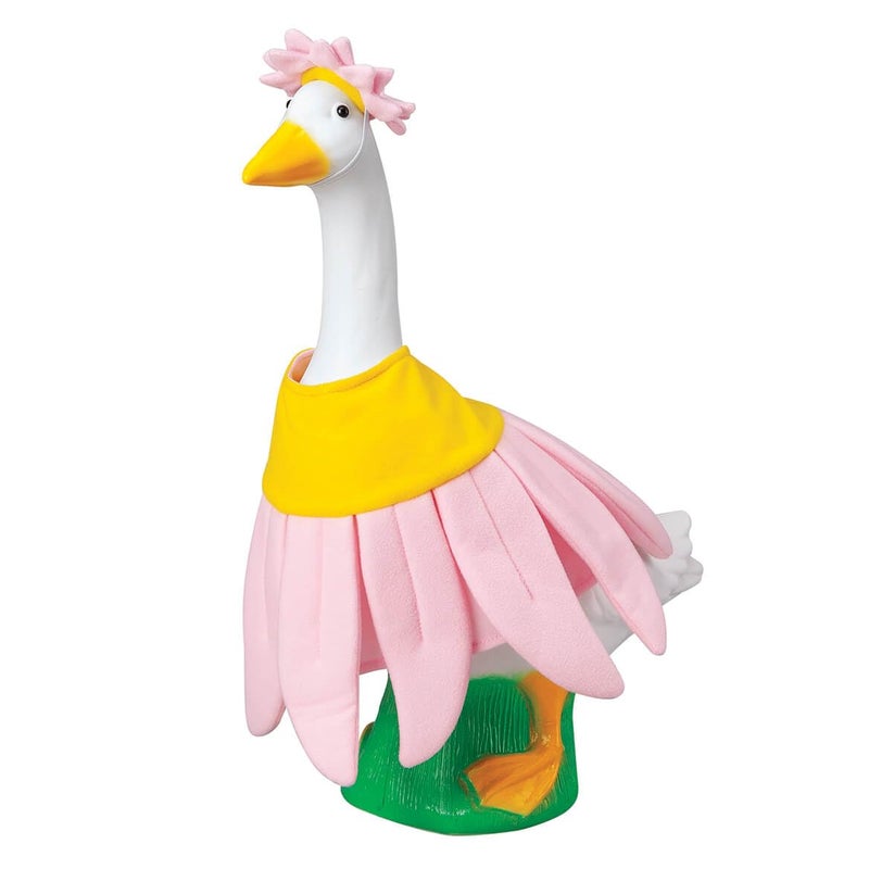 Fox Valley Traders Gaggleville Pink Daisy Baby Goose Outfit, Fits Baby 17" H Statue, by Fox Valley Traders - Image 1