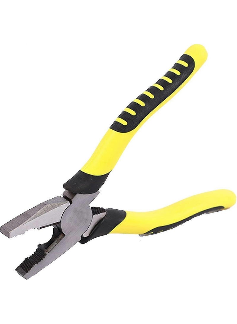 Lynacz Original Stainless Steel Sturdy Combination Plier 8-inch for Home & Professional Use and Electrical Work, Pliers for electrical work, Wire cutter and combination plier(Pack Of 1) - Image 5
