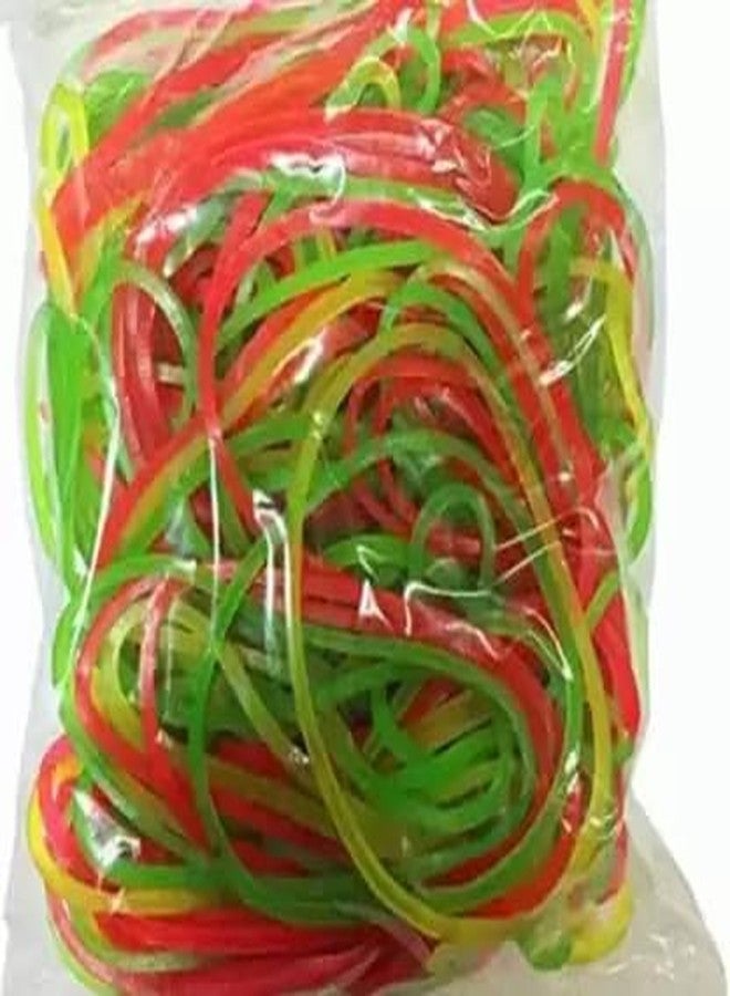 Rubberbands 3 inch Diameter 100 pcs Rubber Band Rubber Band (Multicolor) - Image 2
