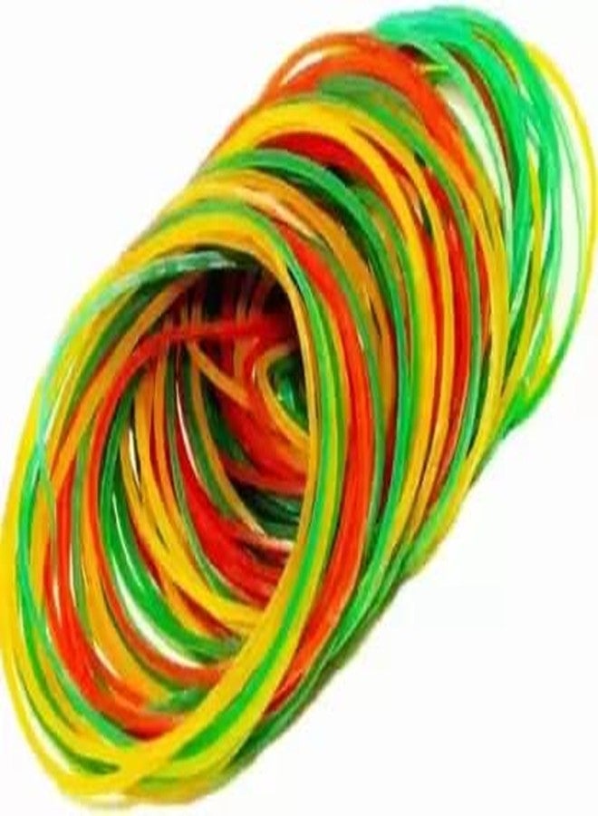 Rubberbands 3 inch Diameter 100 pcs Rubber Band Rubber Band (Multicolor) - Image 1