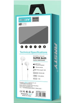 ANSTY Ansty Wired Handsfree With Hi-Fi Stereo Sound  - Image 2