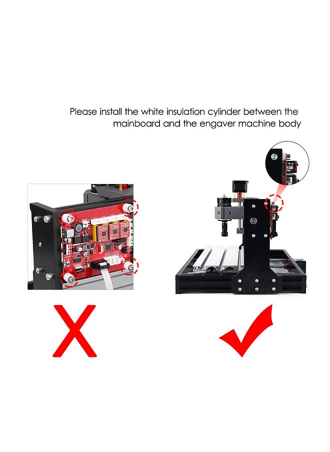 Generic - Upgrade Version CNC 30*18 PRO GRBL Control DIY Mini CNC Machine 3 Axis Pcb Milling Machine Wood Router Engraver with Offline Controller with ER11 and 5mm Extension Rod Working Area 300*180x40mm - Image 1