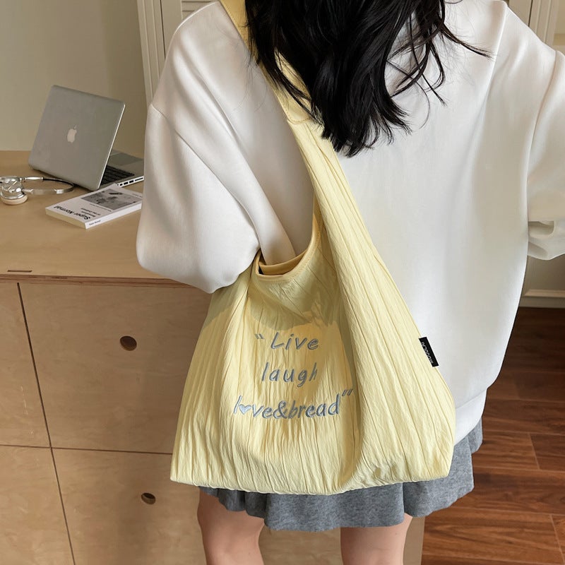 Women's Tote Bag, Casual Style, Cream Color - Image 3