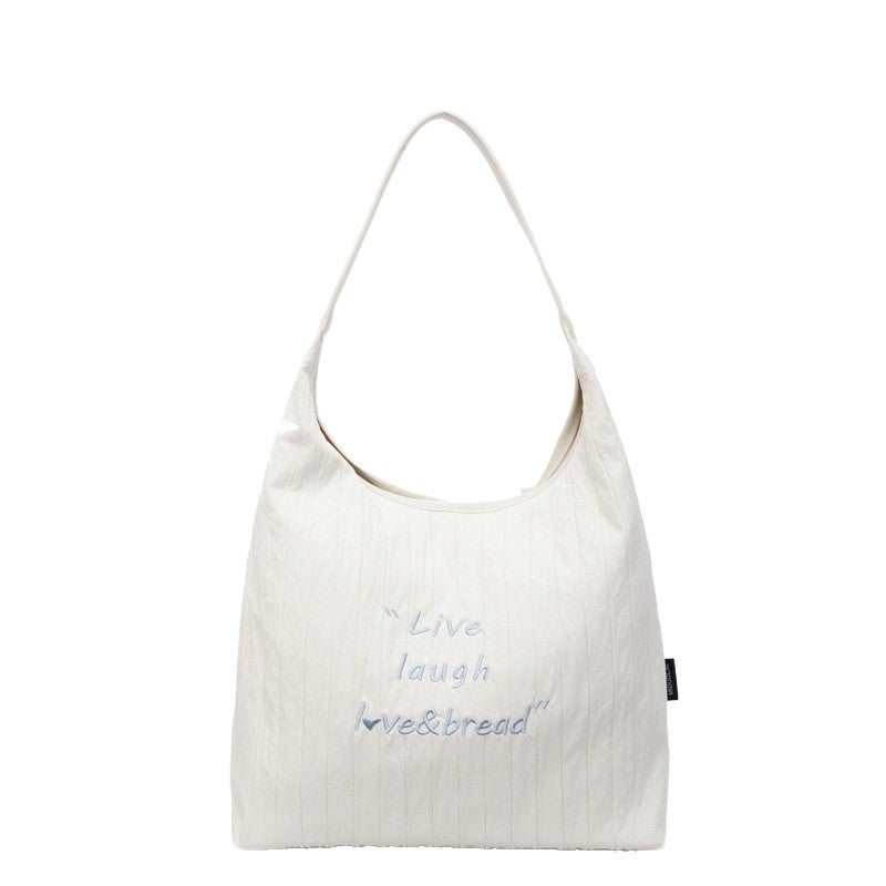 Women's Tote Bag, Casual Style, Cream Color - Image 5
