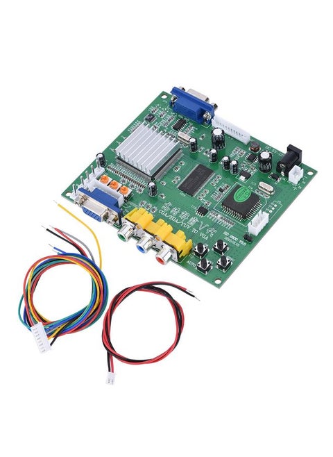 Real 24-digit RGB CGA EGA YUV to VGA Converter Position & Zoom Control Arcade Game Board