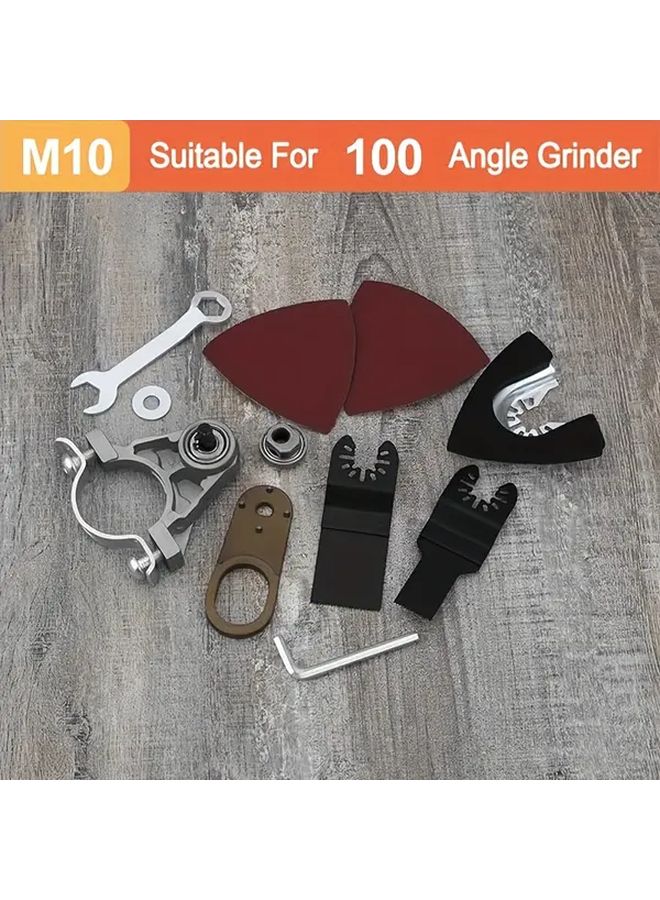 M10 Stainless Steel Triangle Disc Angle Grinder Adapter Kit For DIY Professional Use - Image 5