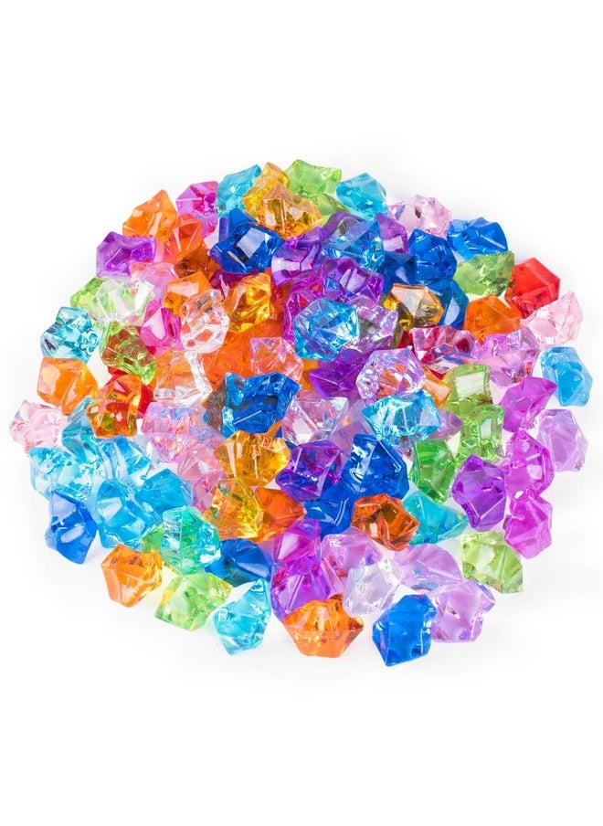 Super Z Outlet Pirate Plastic Gold Colored Coins Buried Treasure And Pirate Gems Jewelry Playset Activity Game Piece Pack Party Favor Decorations (120 Coins + 120 Gems)  - Image 4