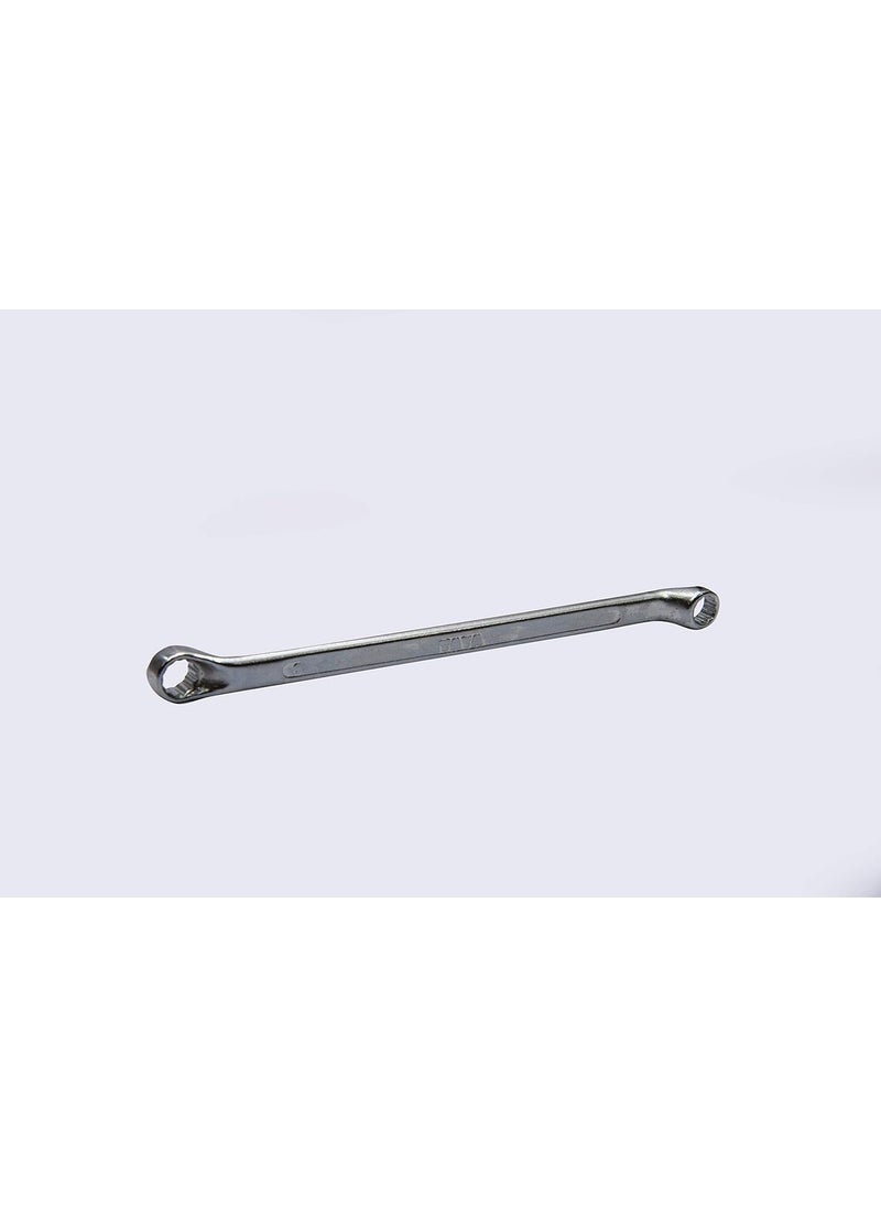 AGRICO - AGRICO TATA Chrome Vanadium Steel Ring SpannerTool Kit Multipurpose Home Use and Professional Spanners Corrosion Resistant Chrome Plating Open Jaw and Ring Spanners 24X27 mm - Image 1
