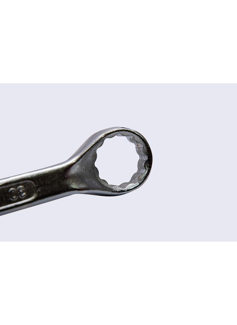 AGRICO - AGRICO TATA Chrome Vanadium Steel Ring SpannerTool Kit Multipurpose Home Use and Professional Spanners Corrosion Resistant Chrome Plating Open Jaw and Ring Spanners 24X27 mm - Image 1