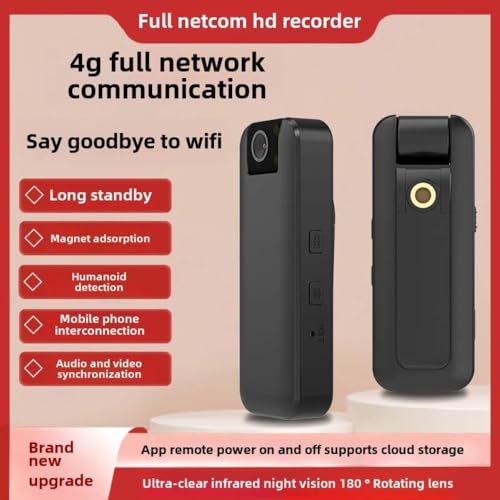 Drumstone (𝐒𝐩𝐞𝐜𝐢𝐚𝐥 𝟏𝟓 𝐘𝐞𝐚𝐫𝐬 𝐖𝐚𝐫𝐫𝐚𝐧𝐭𝐲) 1080P HD Portable Body Camera – Night Vision, Waterproof Action Camera with Long-Lasting Battery and Rotating Rear Clip, Ideal - Image 4