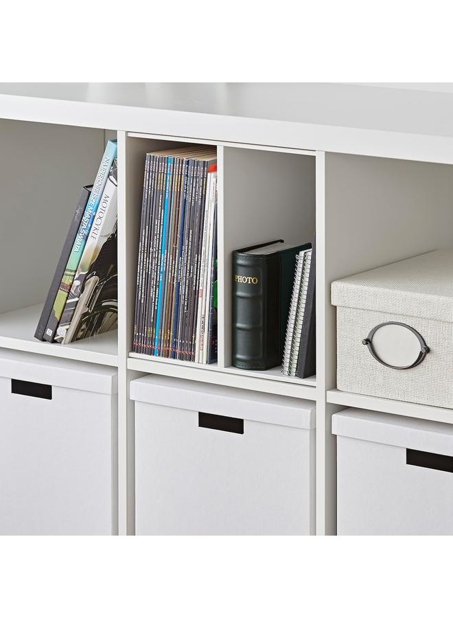 زبون ملحق مع رف واحد، أبيض، 33×33 سم - Image 3