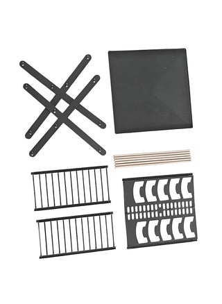 Two-Tier Dish Rack And Organizer With An X-Shaped Leak-Proof Drawer, Small Plate Rack For Efficient Dish Drying Organization In Your Kitchen - pzsku/ZACDFD619AAA338BC2806Z/45/_/1730124520/0aea42b4-dabb-4fc7-acac-939bbf3dff92