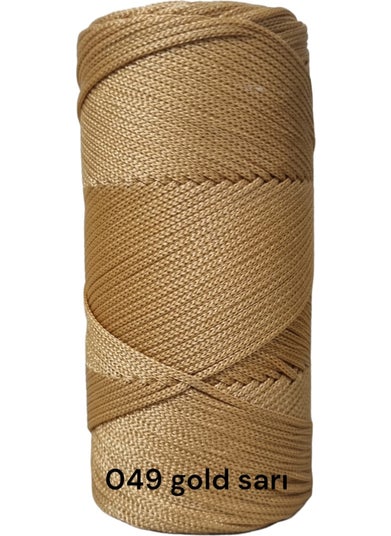 MOLY Polyester Macrame Rope 200GR Macrame Rope Bag Rope Runner Rope Knitting Rope No4 - 1.4mm Macrame Rope 