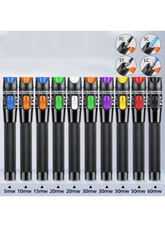 BURAQ 1-60 km Optical Fiber Red Light Pen 5/10/15/20/30/50/60MW Red Light Source Light Pen, Specification: 15mW Blue+Orange  - Image 2