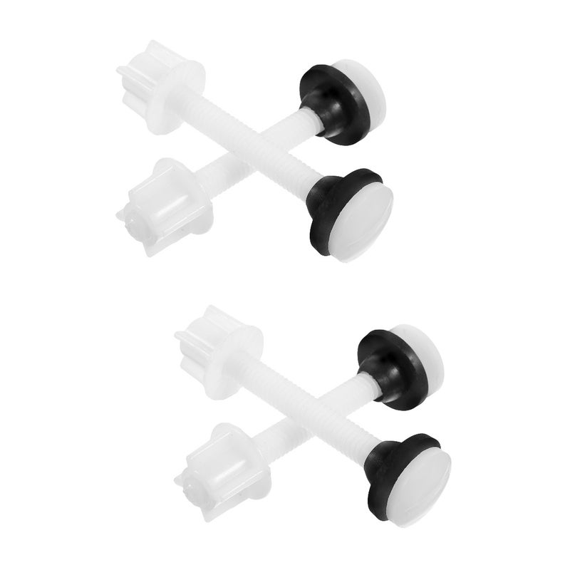 4 pcs Toilet Seat Screws Replacement Toilet Seat Hinge Bolts Toilet Seat Mount Screws - Image 1