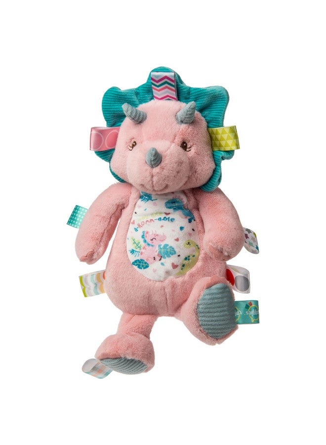 Mary Meyer Taggies Stuffed Animal Soft Toy, 12-Inches, Aroar-A-Saurus Dinosaur - Image 1