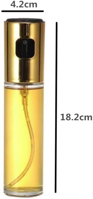 IndusBay 2 Pieces 110 ML Cooking Oil Olive Oil Sprayer for Cooking Oil Vinegar Spray Bottle Dispenser Food Grade Glass Oil Spray Bottle for BBQ Salad Baking Grilling Roasting and Frying - Image 2
