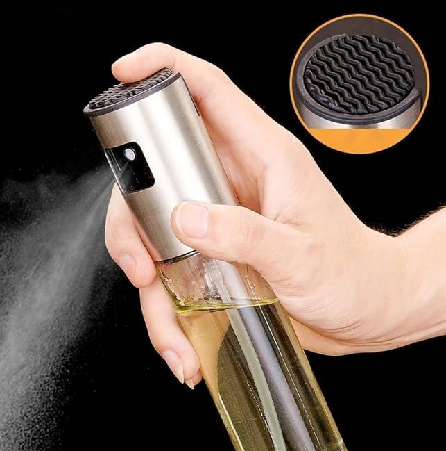 IndusBay 2 Pieces 110 ML Cooking Oil Olive Oil Sprayer for Cooking Oil Vinegar Spray Bottle Dispenser Food Grade Glass Oil Spray Bottle for BBQ Salad Baking Grilling Roasting and Frying - Image 5
