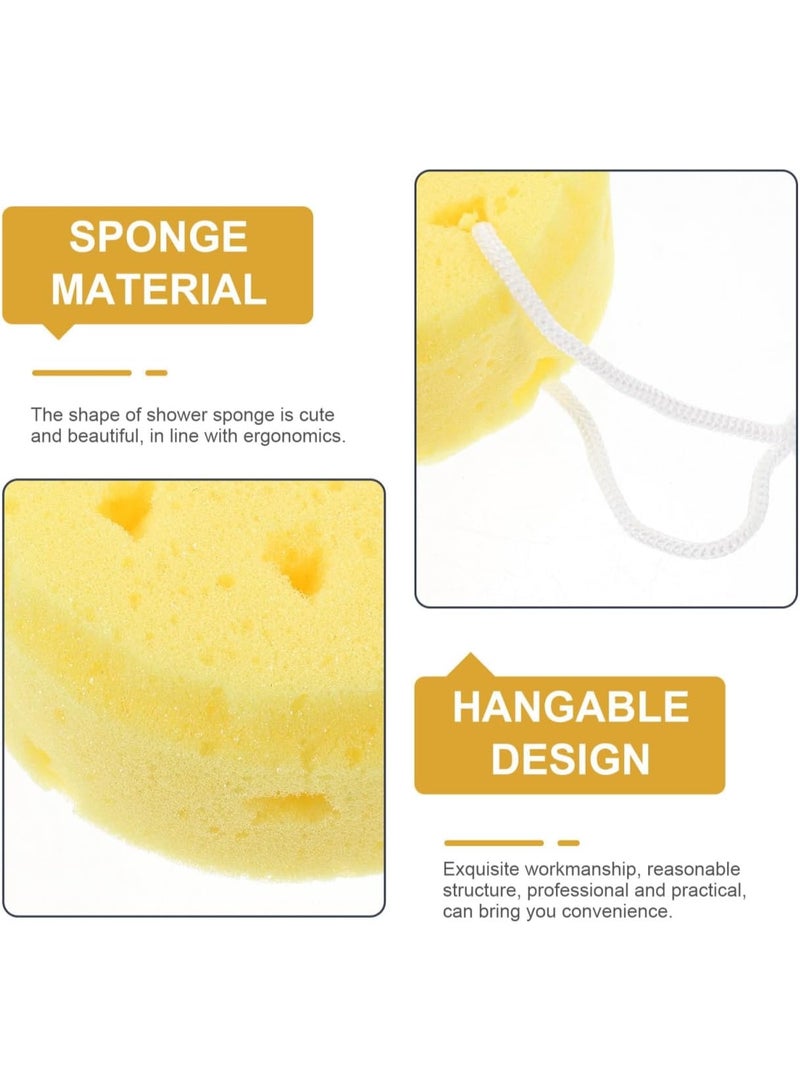 Deep Cleansing Body Loofah Sponge, Natural Colors, for Bath and Shower, Multiple Textures for Gentle and Deep Exfoliation, Generous and Rich Lather, (Pack of 4) - Image 3