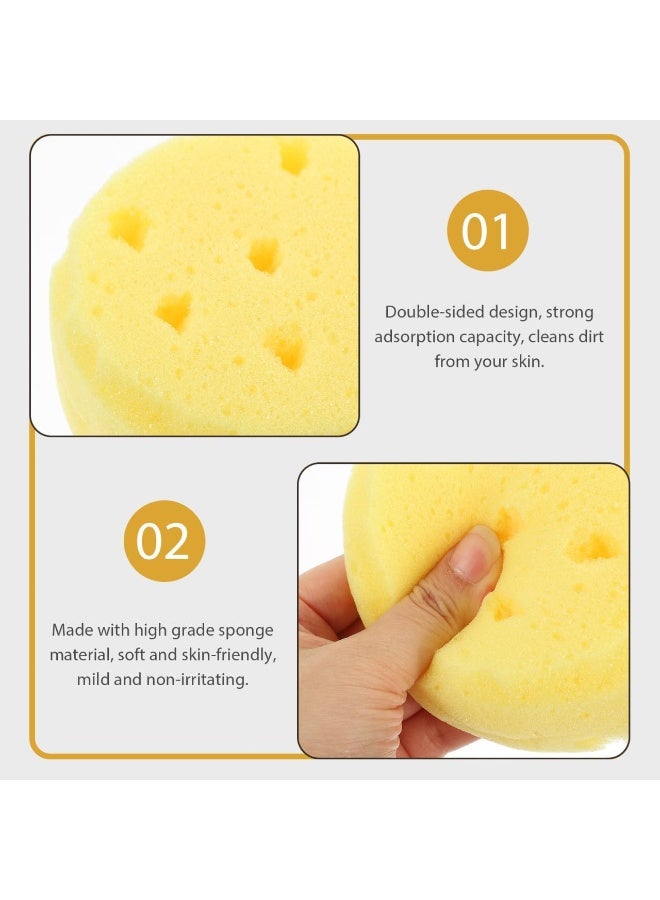 Deep Cleansing Body Loofah Sponge, Natural Colors, for Bath and Shower, Multiple Textures for Gentle and Deep Exfoliation, Generous and Rich Lather, (Pack of 4) - Image 5
