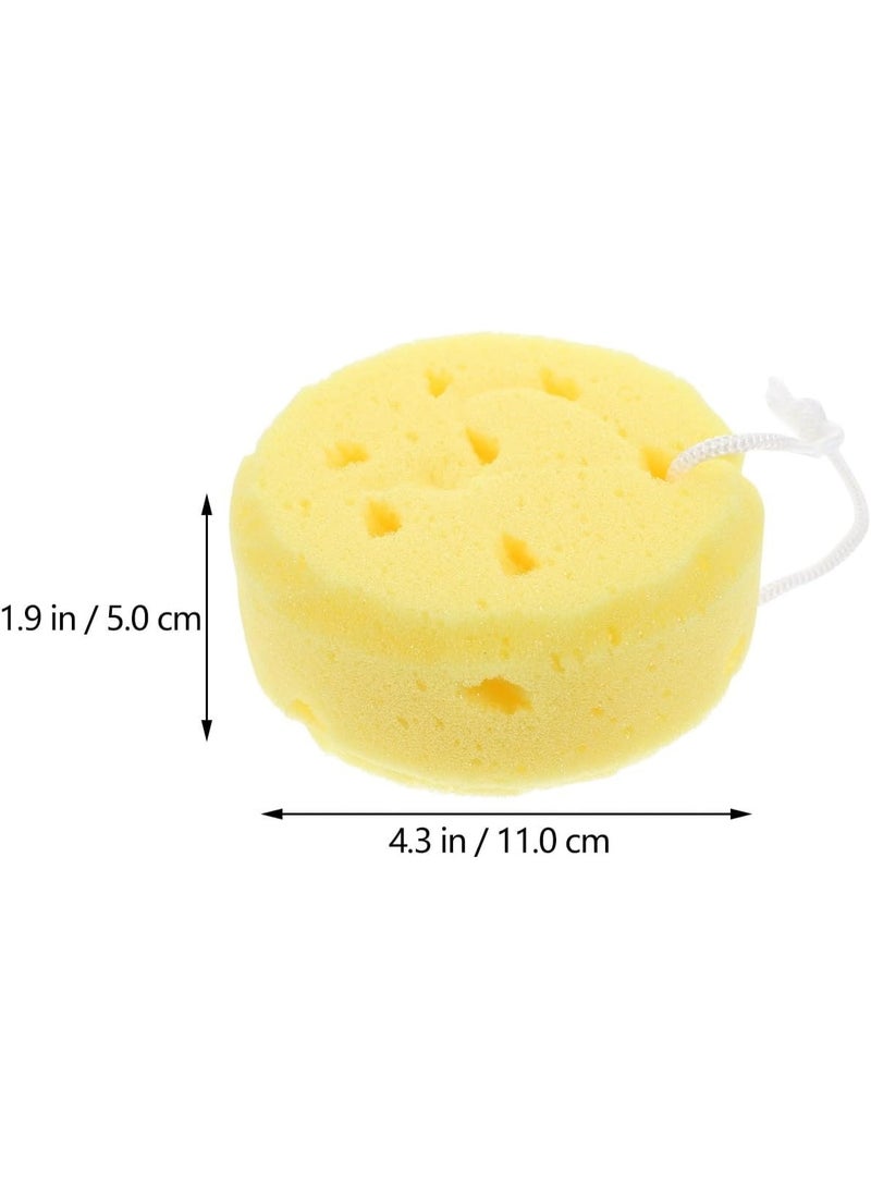 Deep Cleansing Body Loofah Sponge, Natural Colors, for Bath and Shower, Multiple Textures for Gentle and Deep Exfoliation, Generous and Rich Lather, (Pack of 4) - Image 2