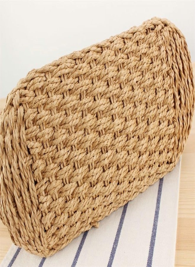 Caistre Straw Tote Bag for Women - Summer Shoulder Bag, Beach Hobo Bag, Handwoven Straw Bag, Purse with Top Handle - 2024 Beach Bags - Image 5