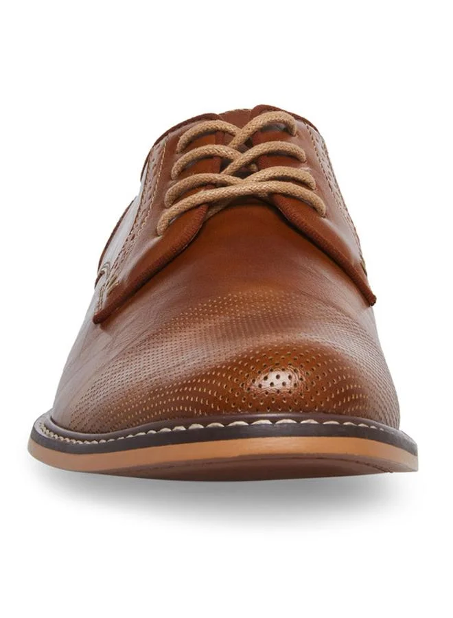 ستيف مادن M-alk Cognac Men's Lace-Up Shoes