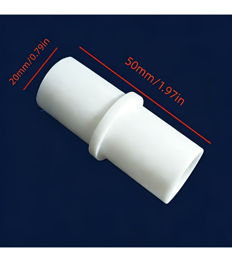 Universal Downpipe Air Conditioning Pipe Docking 16-11mm Reducing Connector Two-Way Joint Plastic Hose Extension Drain Fitting - Image 1