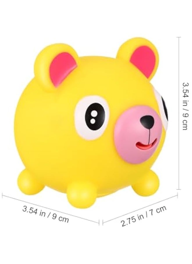 Generic - 5Pcs Screaming Toy s Squeeze Tongue Toy Animal Ball Tongue Out Toy with Sound Screaming Decompression Toy Rubber Squeaky Toys Squeeze Puppy Office Stress Toy for Goodie Bag Stuffer - Image 1