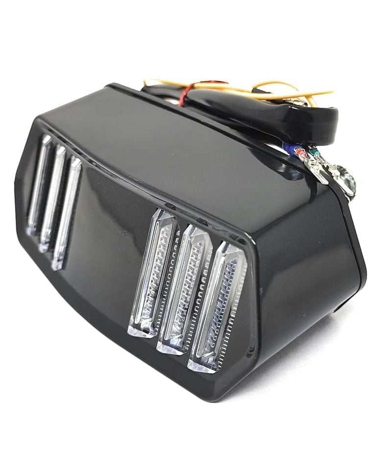 0TO6 OTO6 Tail light LED (Mustang Design) Modify for Scrambler/Motorcycle Brake Stop Light Turn Signal Rear Light - Image 5