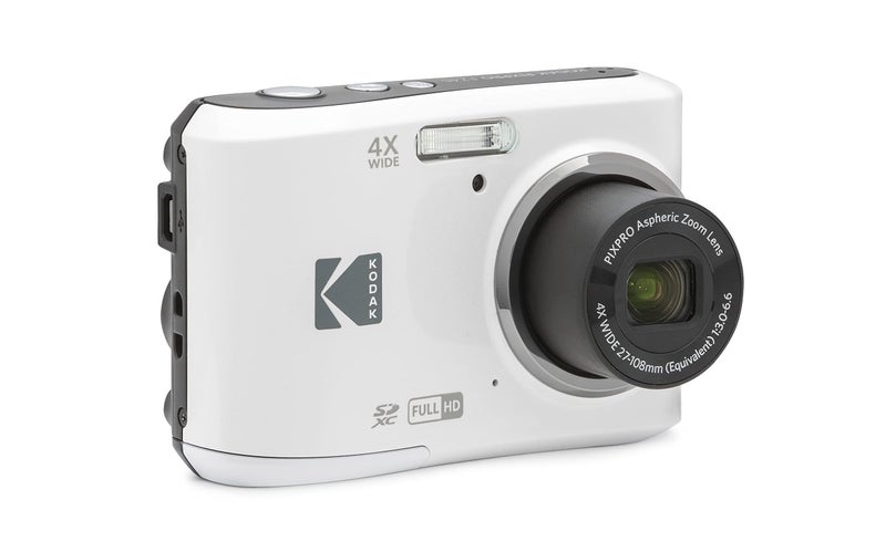 Photo4Less Kodak PIXPRO FZ45 Digital Camera + Black Point & Shoot Camera Case + Transcend 64GB SD Memory Card + Tri-fold Memory Card Wallet + Hi-Speed SD USB Card Reader + More! (White) - Image 3