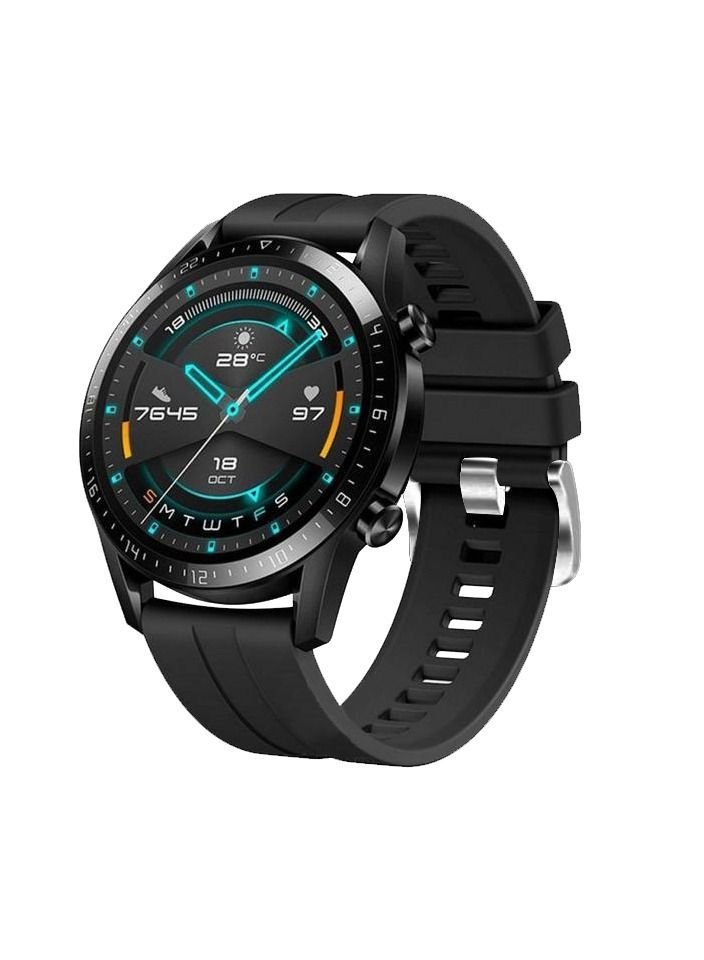 فون بلانيت Soft Silicone Watch Band Compatible with Samsung Galaxy 3 Gear S3 Frontier/Amazfit Bip/Active Huawei GT 2/2E Bracelet  20-46mm - Image 1