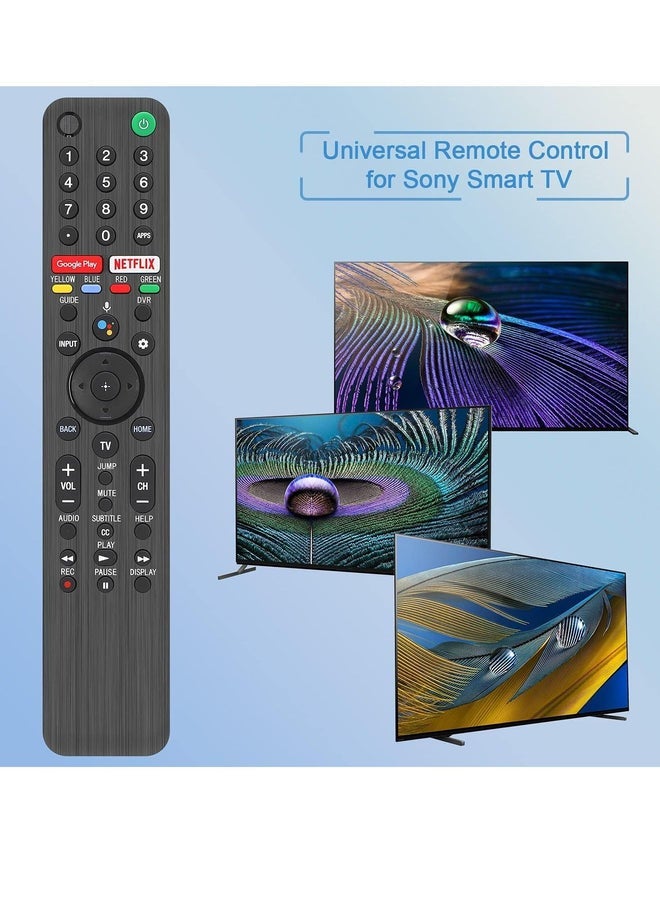 Huayu Universal Voice Remote Control for Sony Smart TV Bluetooth Remote, Replacement for Sony Bravia LED OLED 4K UHD HDR Android TV, with Google Play, Netflix Button - Image 2