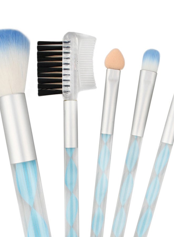 5-Piece Professional Makeup Brush Set Multicolour - Image 2