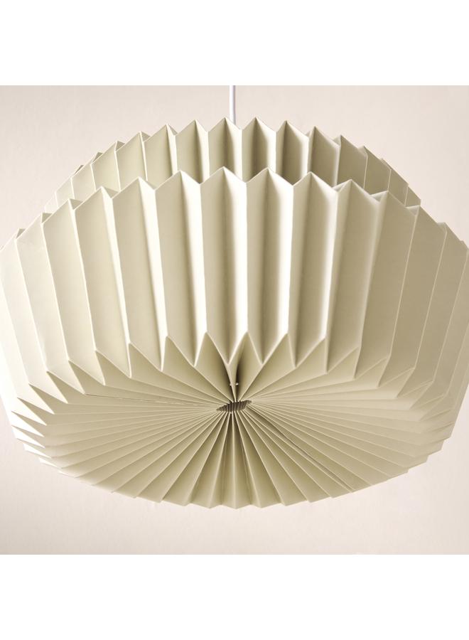 هوم بوكس مصباح تاشا المعدني المعلق مع مظلة وغطاء ورقي - 40x22x150 سم - Image 3