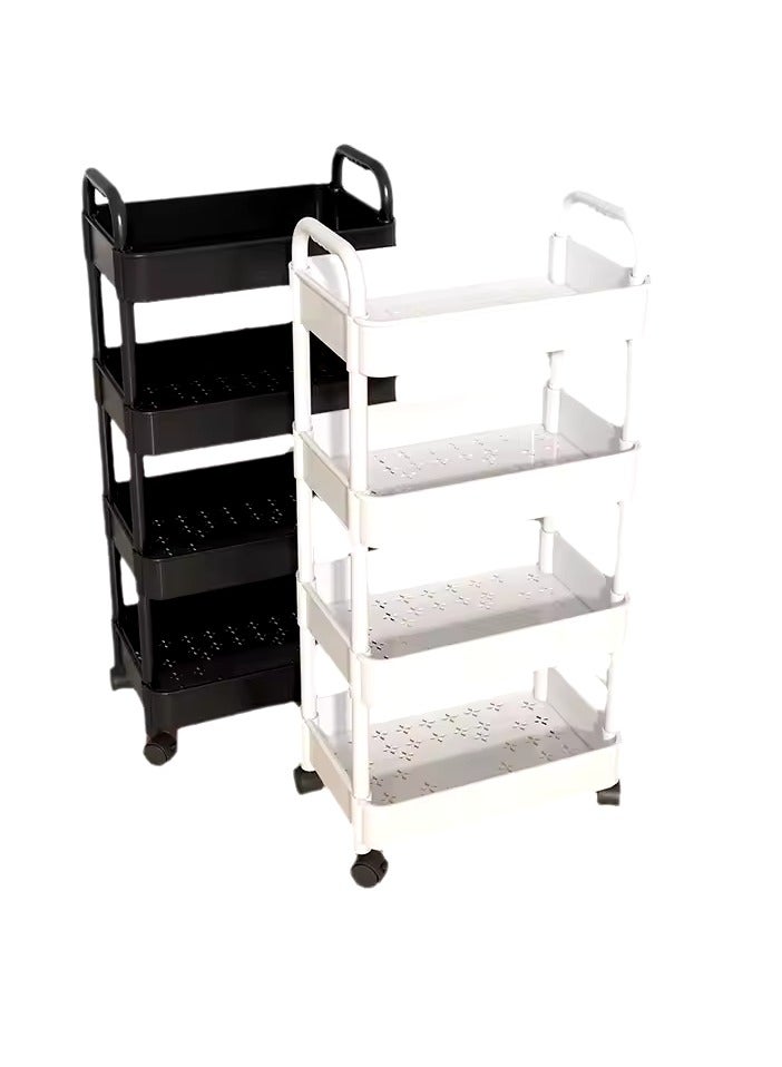 4-Layer Storage Rack with Wheels – Multi-Purpose Slim Trolley Organizer for Home & Kitchen - Image 2