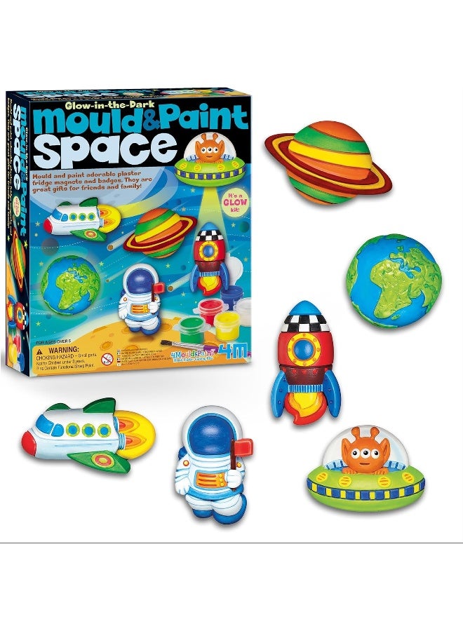 4m Great Gizmos 4 M Glow Space Mould And Paint Craft - Image 1