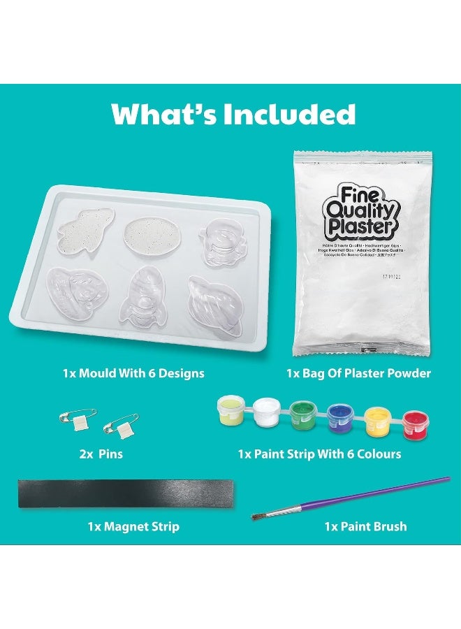 4m Great Gizmos 4 M Glow Space Mould And Paint Craft - Image 3