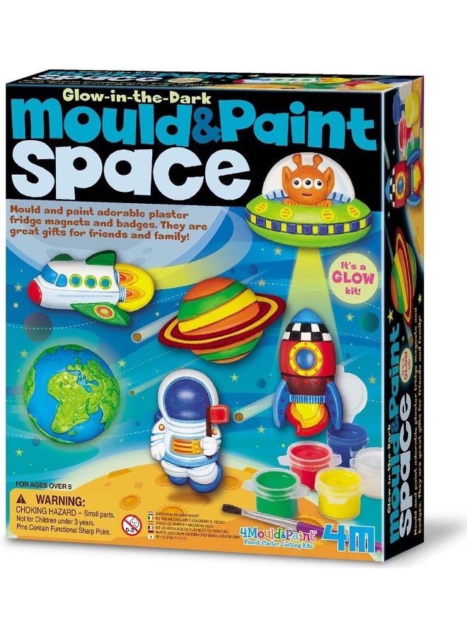 4m Great Gizmos 4 M Glow Space Mould And Paint Craft - Image 2