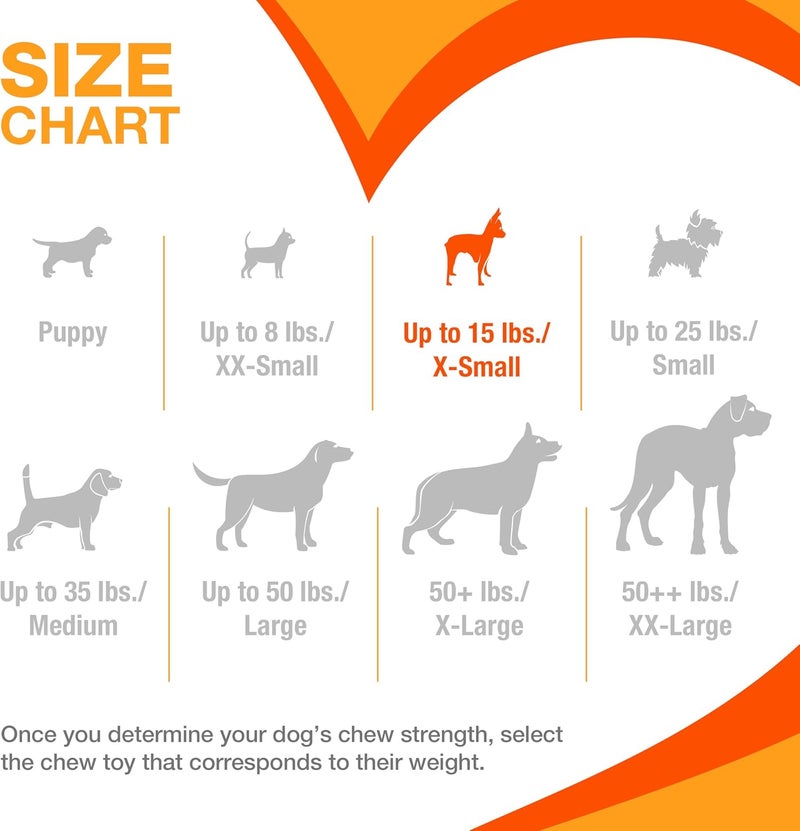 Nylabone Power Chew Ring Bone Chew Toy for Extra-Small Dogs - Durable Nylon Design for Chewing Fun - Image 4