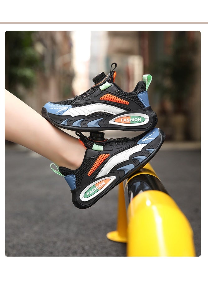 NIBEMINENT Kid Sneakers  Boys Fashion Children Breathable Mesh Comfort Shoe Casual Walking Outdoor Running Shoes - Image 3