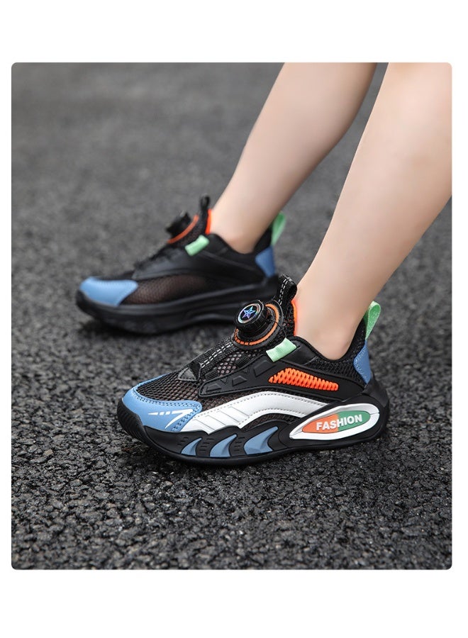 NIBEMINENT Kid Sneakers  Boys Fashion Children Breathable Mesh Comfort Shoe Casual Walking Outdoor Running Shoes - Image 4