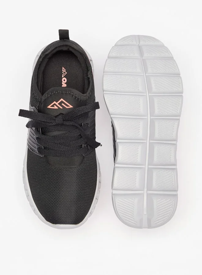 Oaklan by Shoexpress Boy's Logo Detail Sports Shoes with Lace-Up Closure