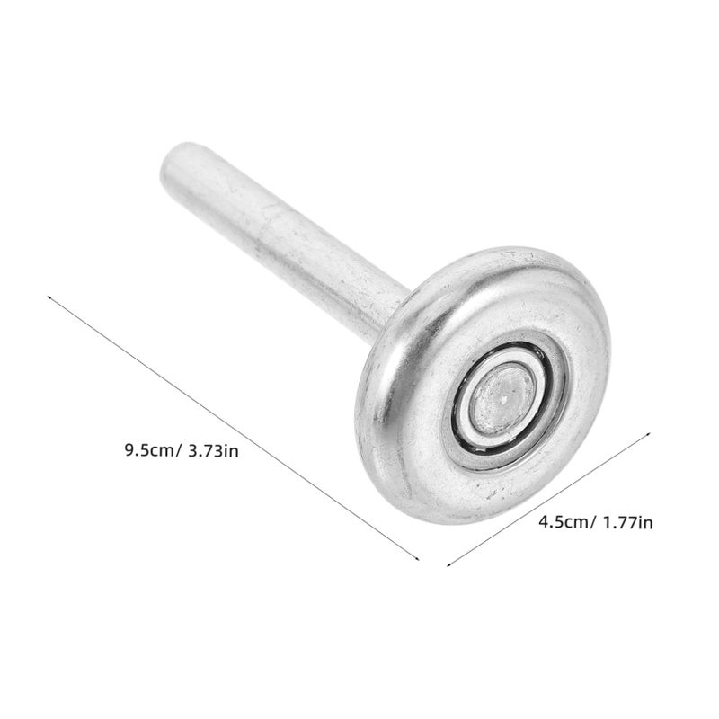 2Pcs Garage Door Rollers Replacement Metal Quiet Bearing Stem Smooth Operation - Image 3