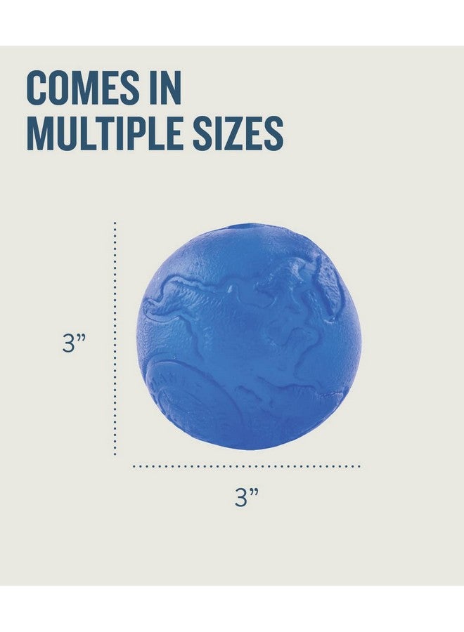 بيتستاجيز كرة أوربي تاف بلانيت للكلاب، كرة توزيع المكافآت، لعبة الكلاب المرتدة آمنة لحيوانك الأليف، سهلة الاستخدام وخفيفة الوزن، تفاعلية وممتعة بشكل فردي (متوسطة) - Image 3