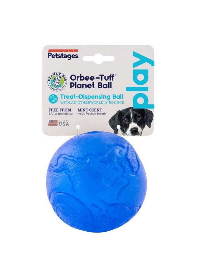 بيتستاجيز كرة أوربي تاف بلانيت للكلاب، كرة توزيع المكافآت، لعبة الكلاب المرتدة آمنة لحيوانك الأليف، سهلة الاستخدام وخفيفة الوزن، تفاعلية وممتعة بشكل فردي (متوسطة) - Image 1