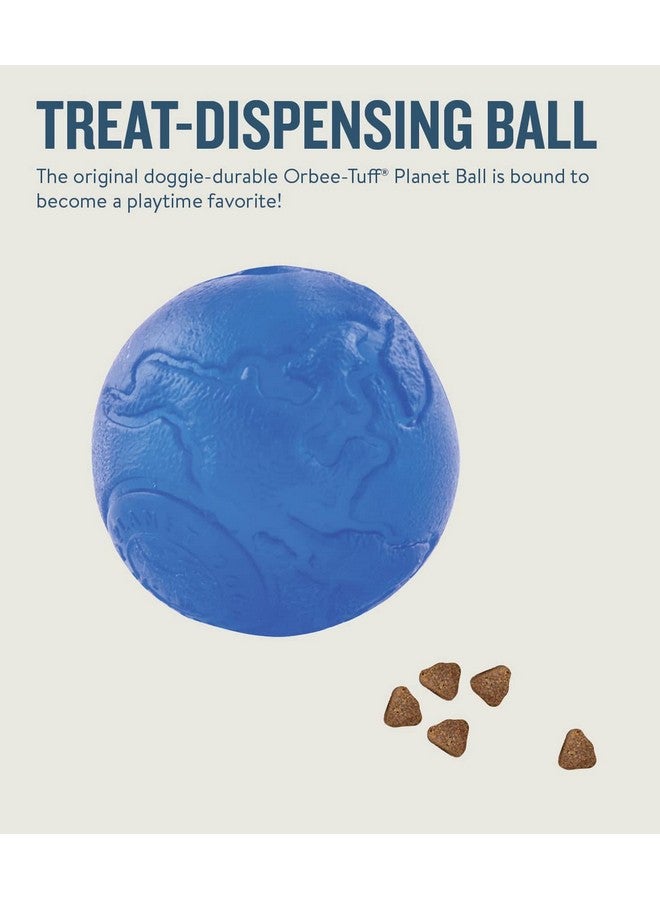 بيتستاجيز كرة أوربي تاف بلانيت للكلاب، كرة توزيع المكافآت، لعبة الكلاب المرتدة آمنة لحيوانك الأليف، سهلة الاستخدام وخفيفة الوزن، تفاعلية وممتعة بشكل فردي (متوسطة) - Image 4