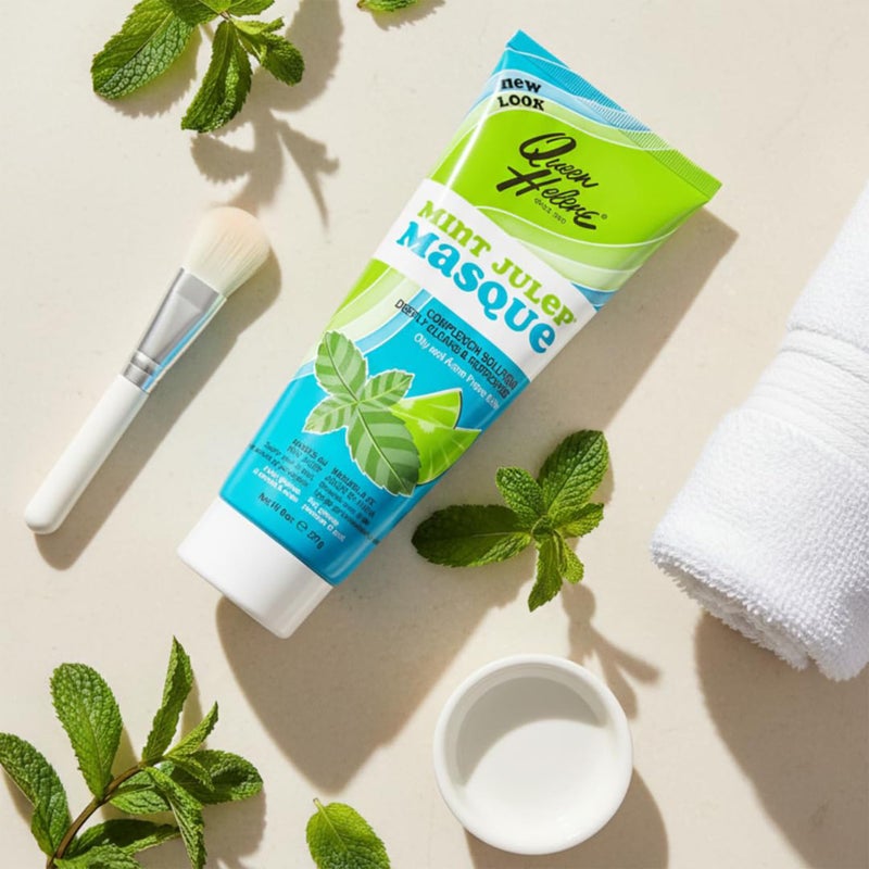 Queen Helene Mint Julep Masque 8 oz â€“ Deep Cleansing Clay Face Mask for Oily & Acne-Prone Skin | Purifies Pores & Soothes with Refreshing Mint | Classic Spa-Quality Treatment Made in USA - Image 2