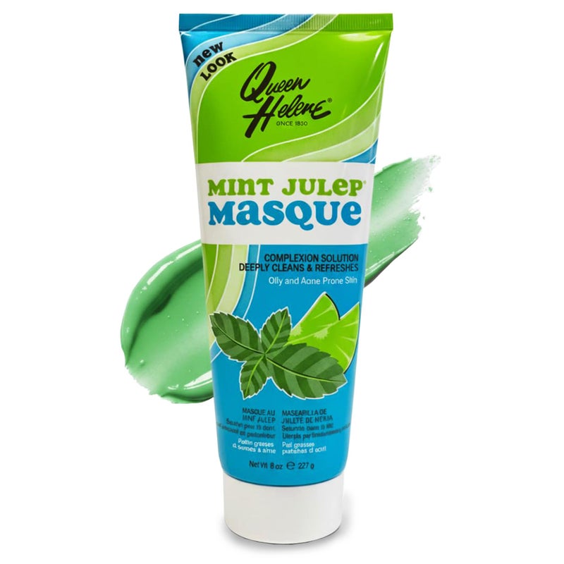 Queen Helene Mint Julep Masque 8 oz â€“ Deep Cleansing Clay Face Mask for Oily & Acne-Prone Skin | Purifies Pores & Soothes with Refreshing Mint | Classic Spa-Quality Treatment Made in USA - Image 1