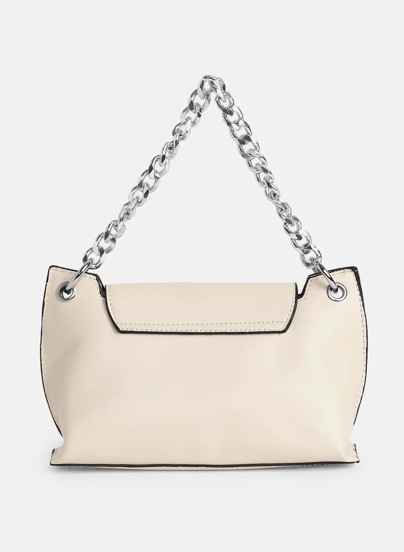 صوص هاوت Women's The Indus-Slouch Hand Bag - Cream White